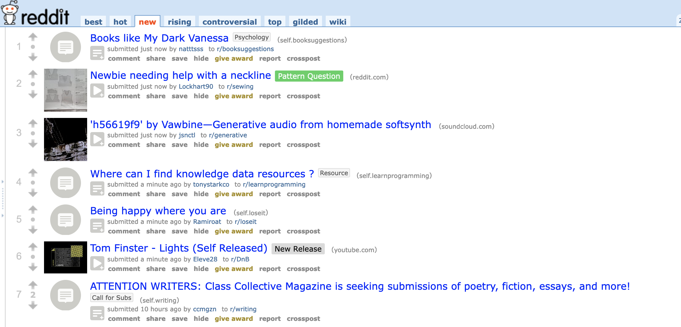 Reddit Homepage